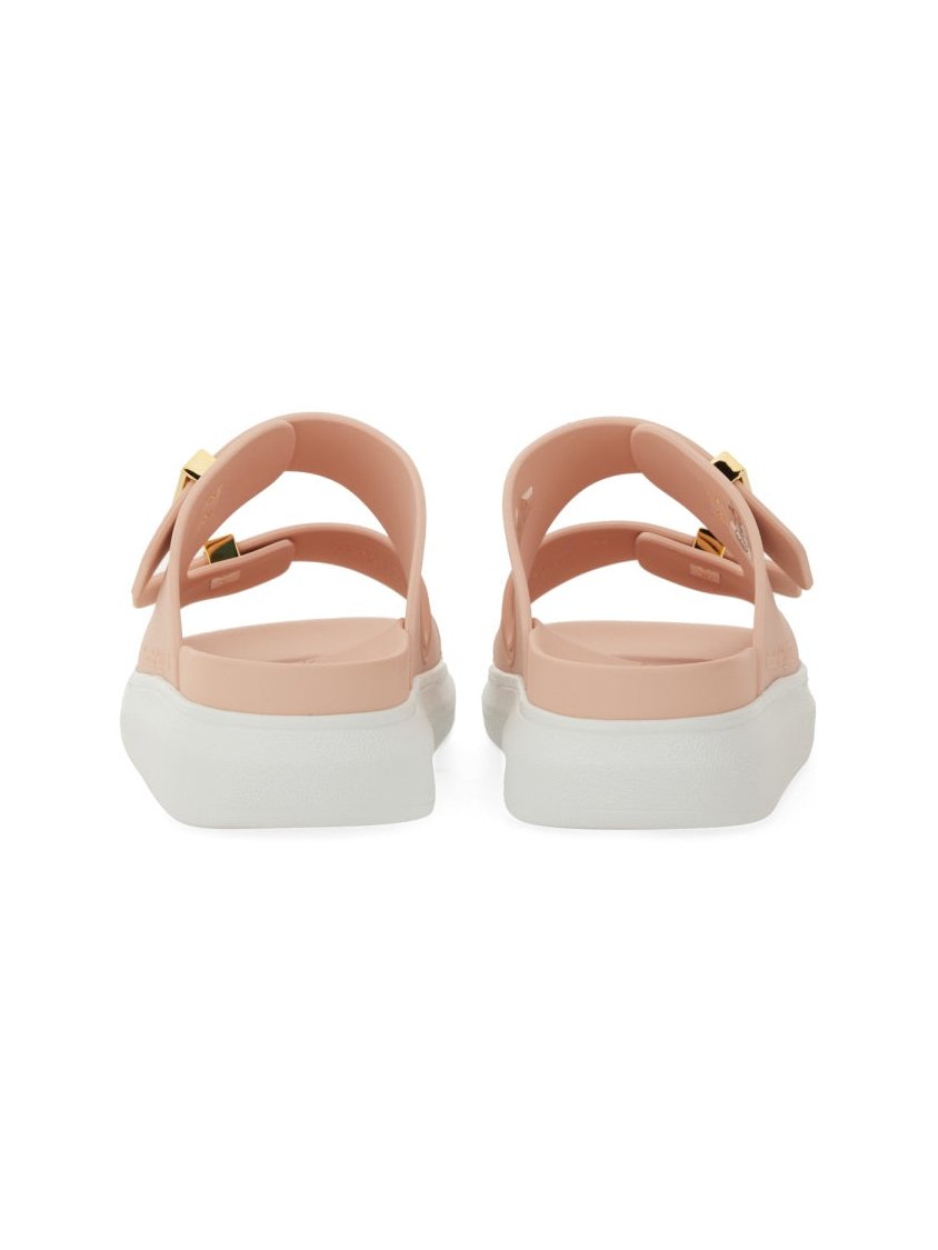 Alexander McQueen Oversize Hybrid Sandal — Pink, view 3