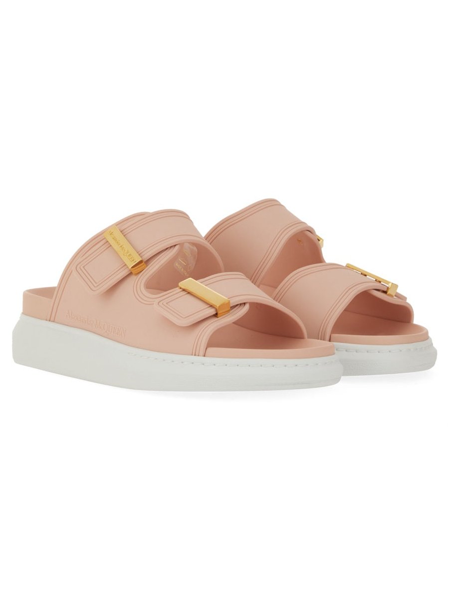 Alexander McQueen Oversize Hybrid Sandal — Pink, view 5