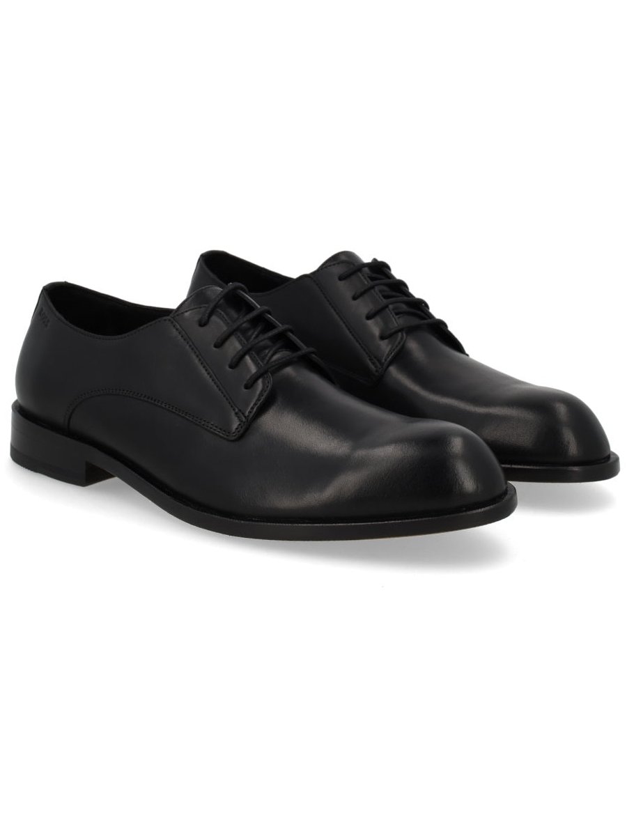 Hugo Boss Cowhide Leather Loafer — Black, view 6