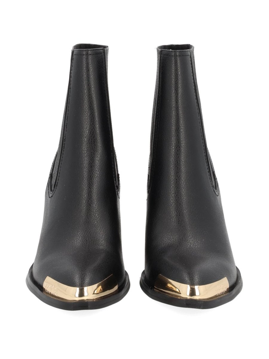 Versace Jeans Couture ABS Heel Boot — Black by Versace Jeans Couture