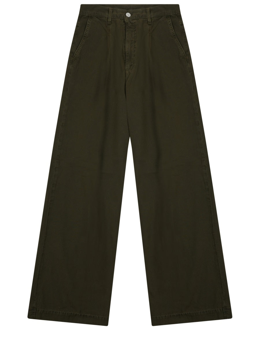 Nine In The Morning Ottavia Trousers — Green by Nine In The Morning