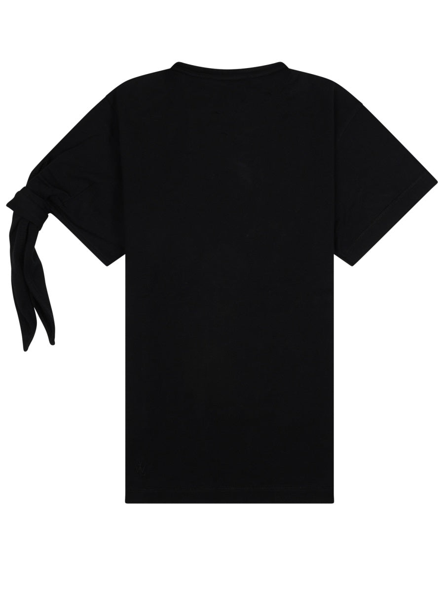 JW Anderson Knot Detail T-Shirt — Black, view 2