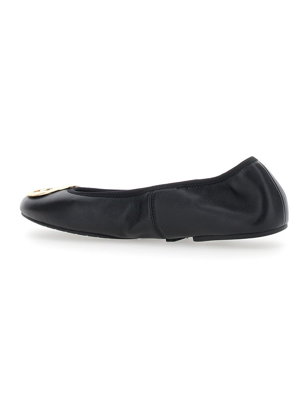 Tory Burch Leather Ballet Flat Ballet Flat — Black, view 3