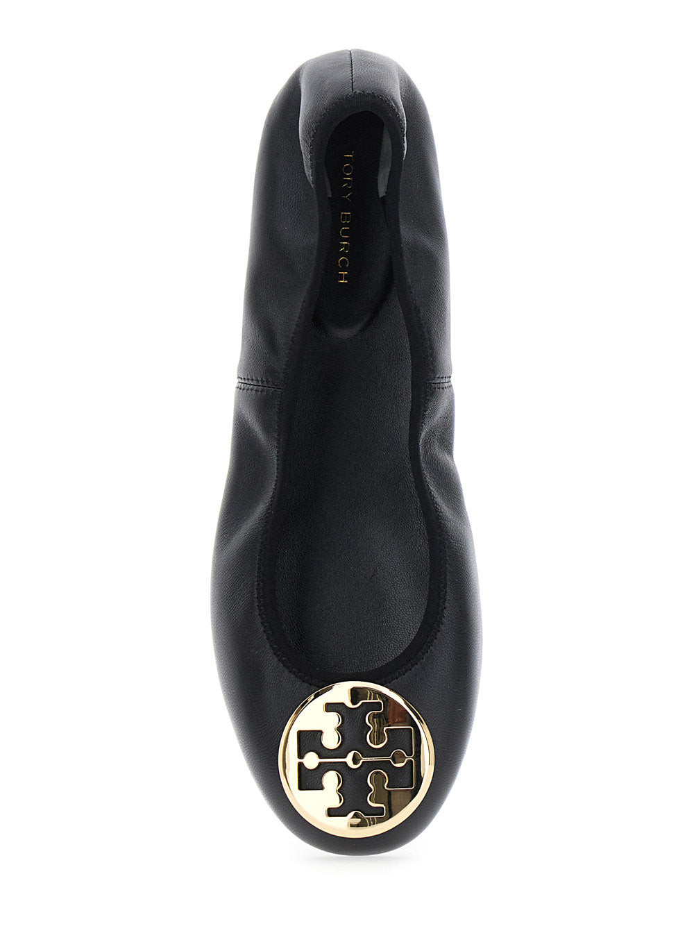 Tory Burch Leather Ballet Flat Ballet Flat — Black, view 4