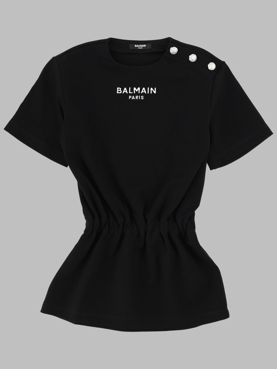 Balmain Viscose Knit Dress — Black by Balmain