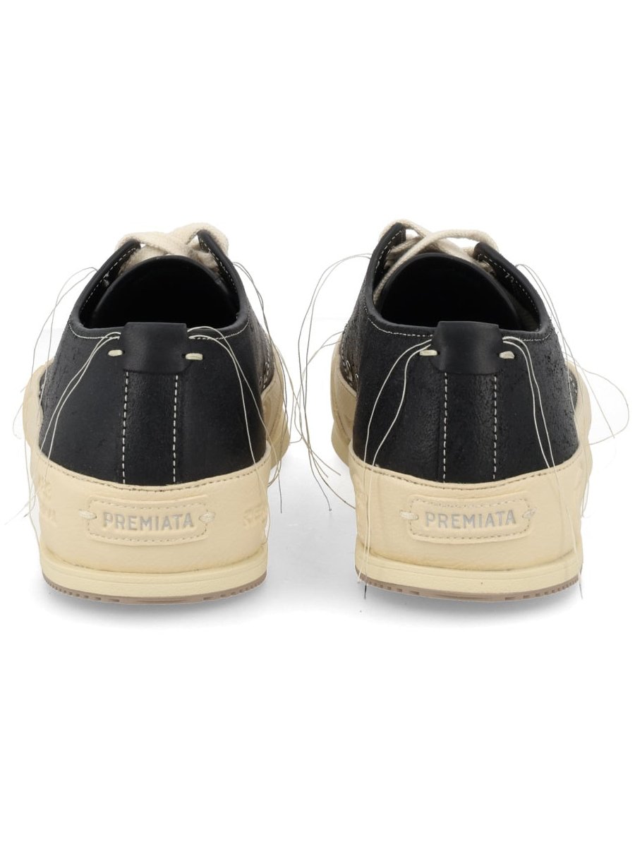 Premiata Vincent Sneakers — Black, view 2