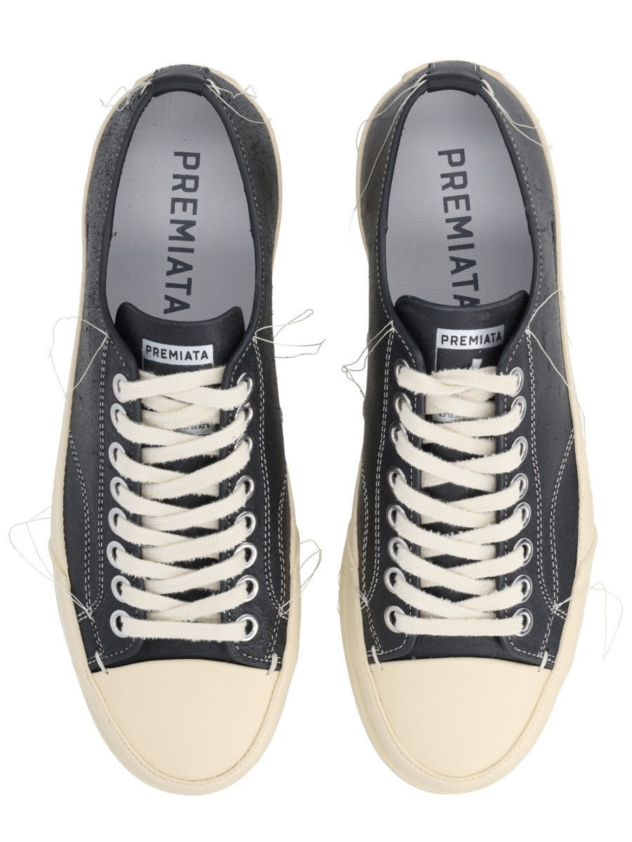Premiata Vincent Sneakers — Black, view 3
