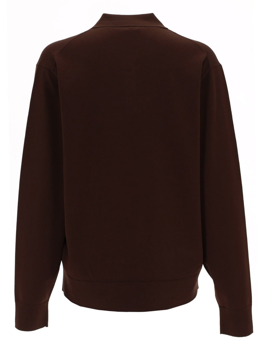 The Garment Madison Polo Shirt — Brown, view 2
