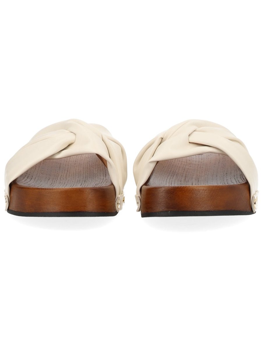 Ganni Tia Fairy Clog — Ivory by Ganni