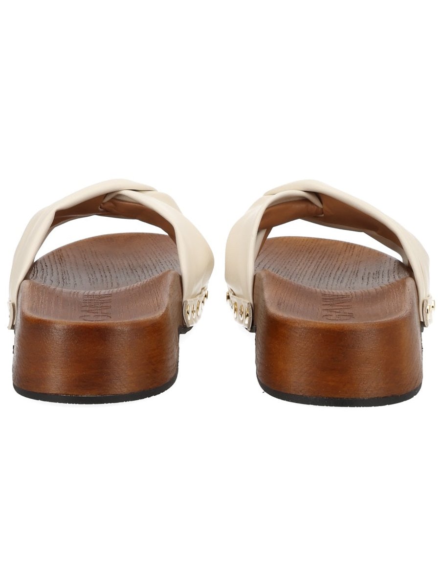 Ganni Tia Fairy Clog — Ivory, view 2