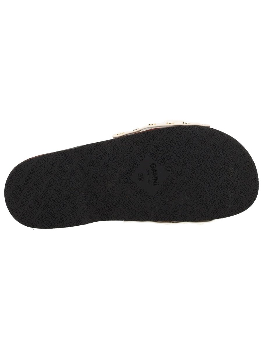 Ganni Tia Fairy Clog — Ivory, view 3
