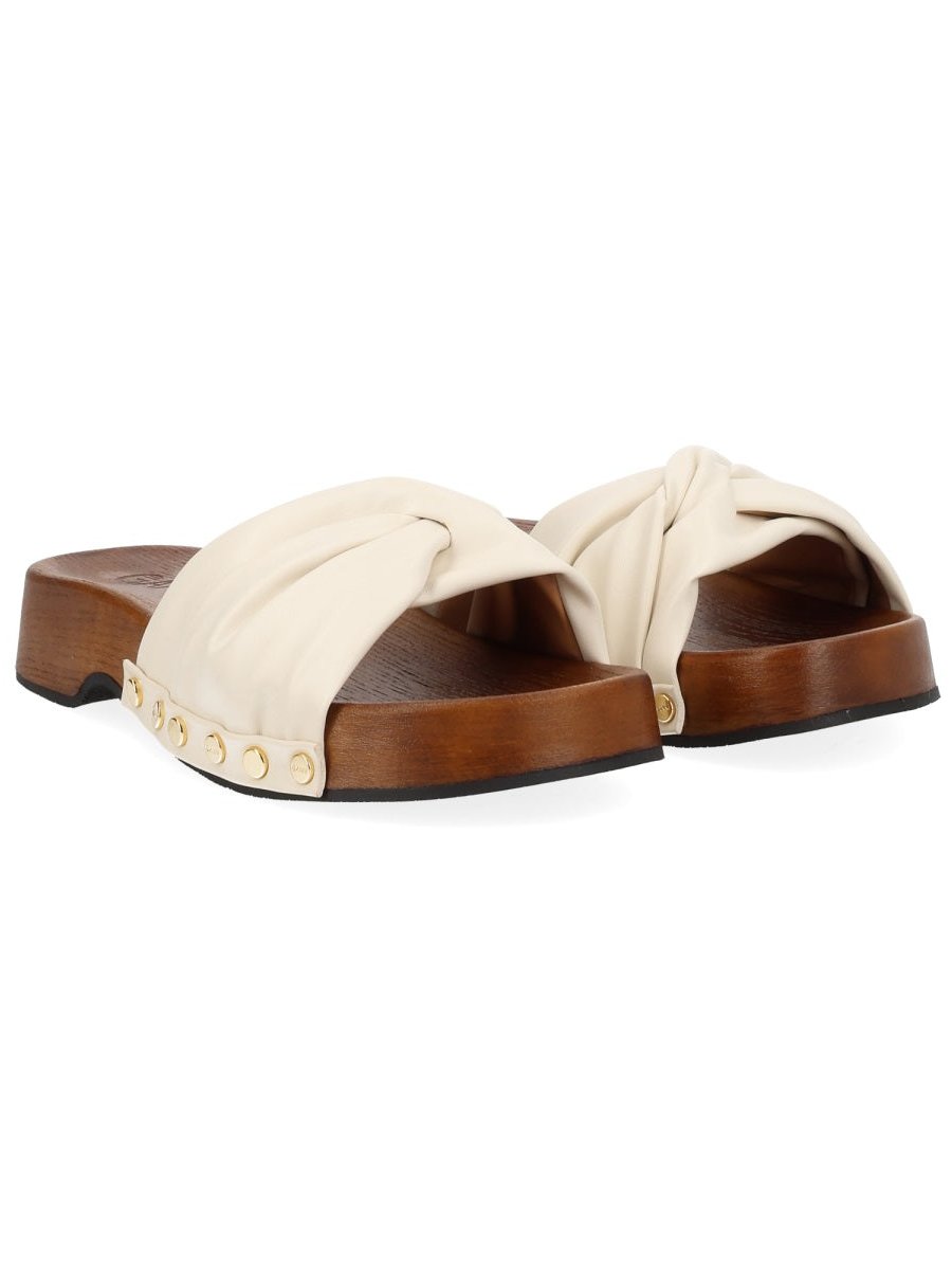 Ganni Tia Fairy Clog — Ivory, view 6