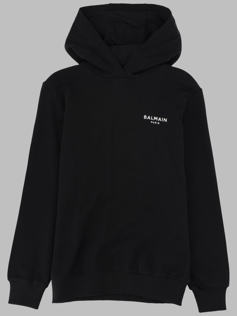 Balmain Cotton Sweatshirt — Black by Balmain
