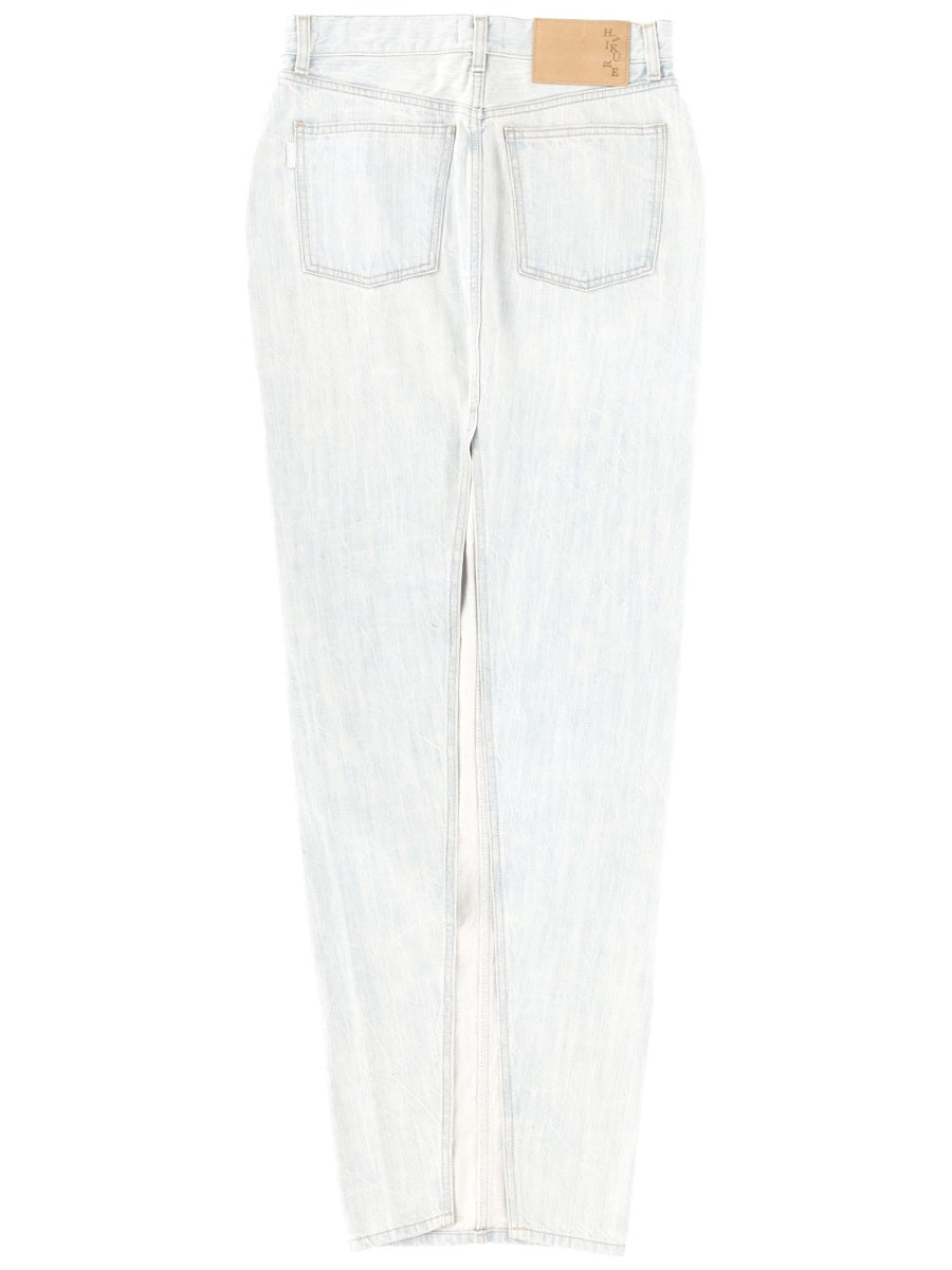 Haikure Recycled Denim Skirt — Blue, view 2