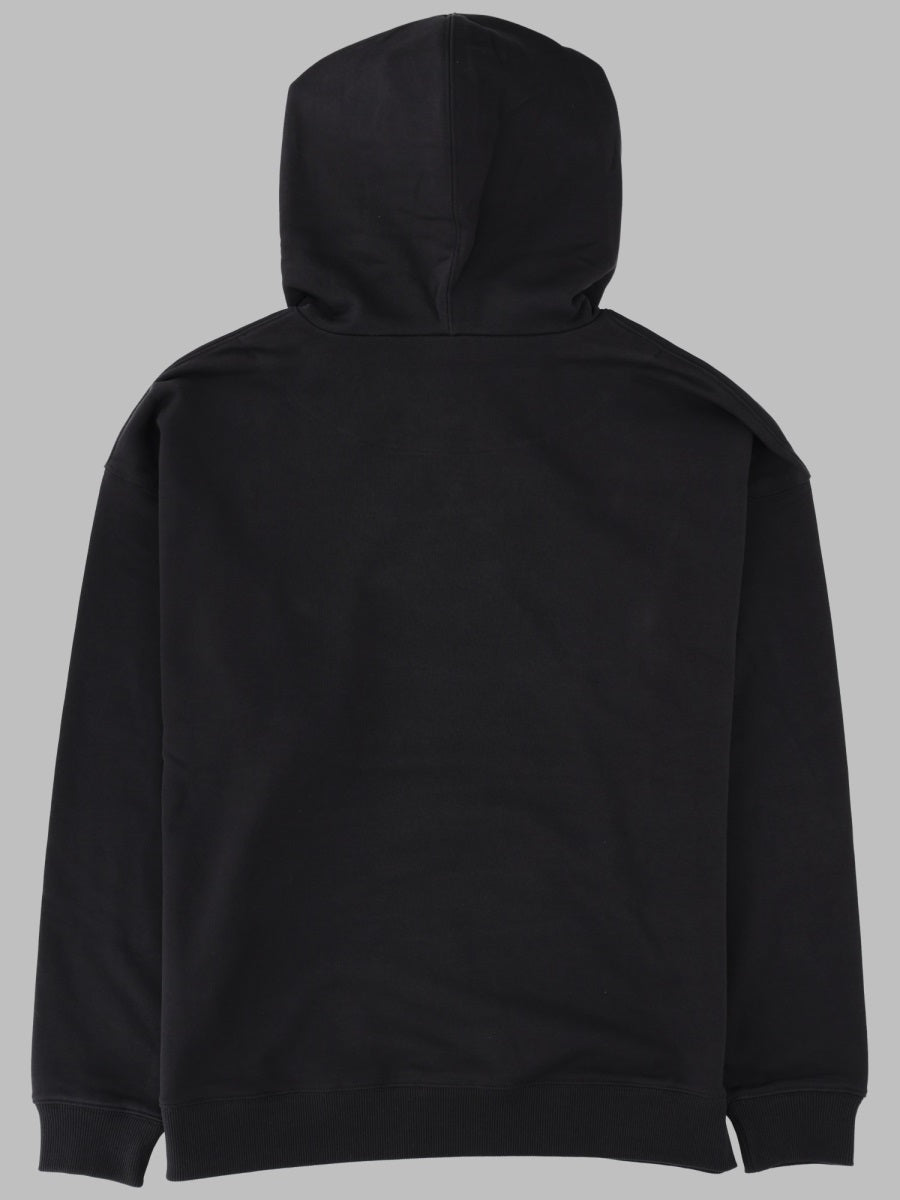 Adidas Logo-Embroidered Cotton Sweatshirt — Black, view 2