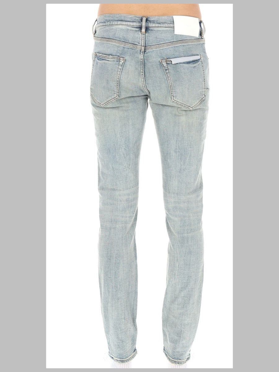 Purple Brand Skinny Fit Fade-Down Denim Jeans — Blue, view 2