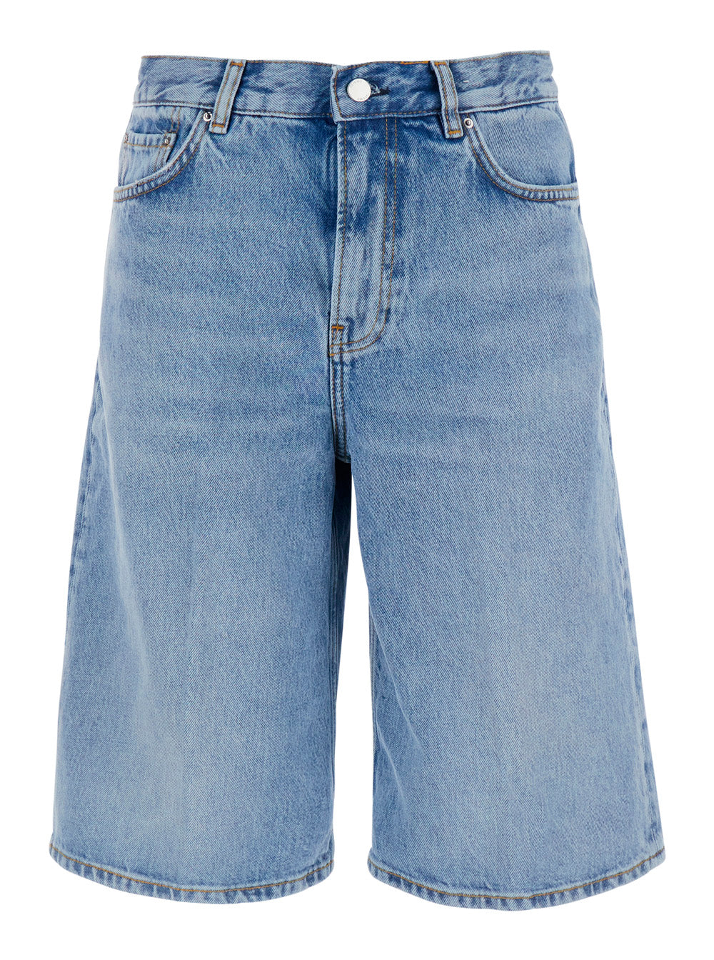 Toteme Organic Cotton Denim Shorts — Blue by Toteme
