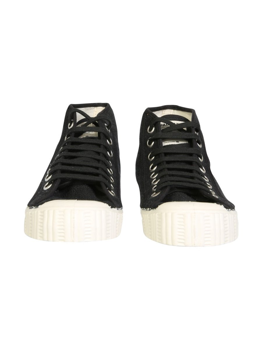 Spalwart High-Top Sneaker — Black, view 3