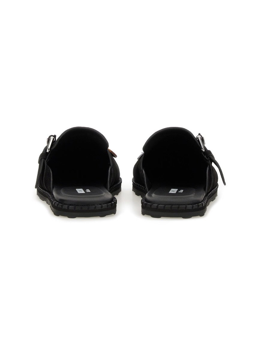 Moschino Leather Sandal — Black, view 2