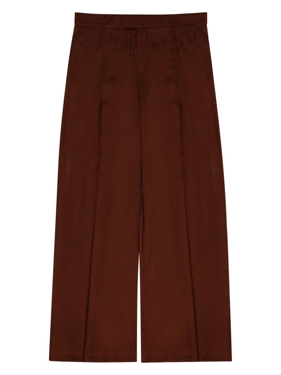 Oscar The Collection Odette Trousers — Brown by Oscar The Collection