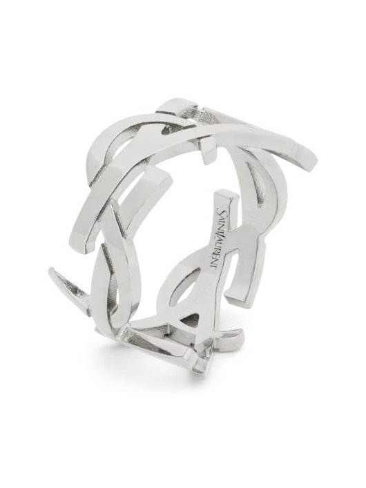 Saint Laurent Cassandre Ring — Silver by Saint Laurent