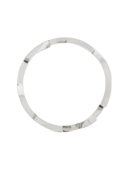Saint Laurent Cassandre Ring — Silver, view 2