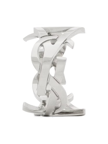 Saint Laurent Cassandre Ring — Silver, view 3