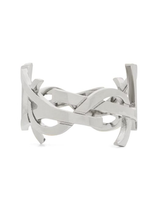 Saint Laurent Cassandre Ring — Silver, view 4