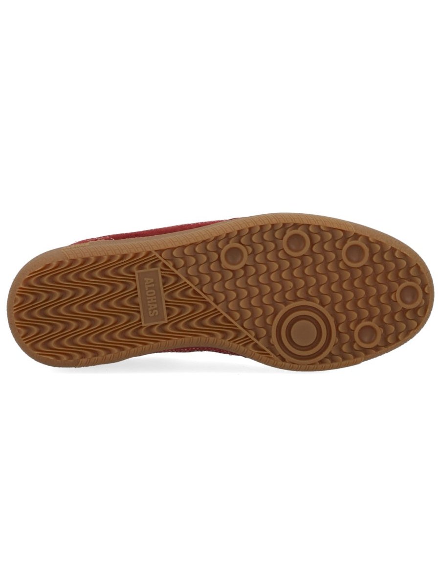 Alohas Suede Cow Leather Sneaker — Brown, view 4