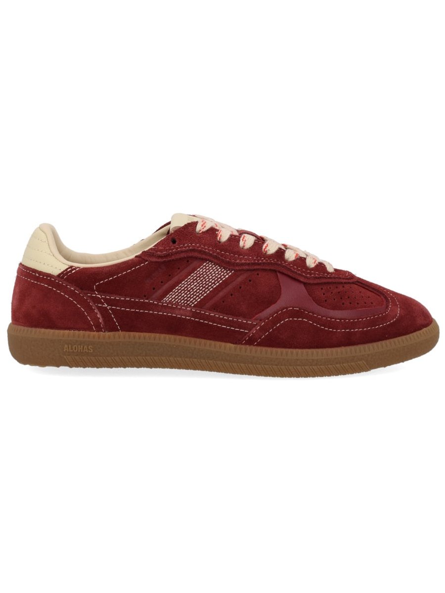 Alohas Suede Cow Leather Sneaker — Brown, view 5