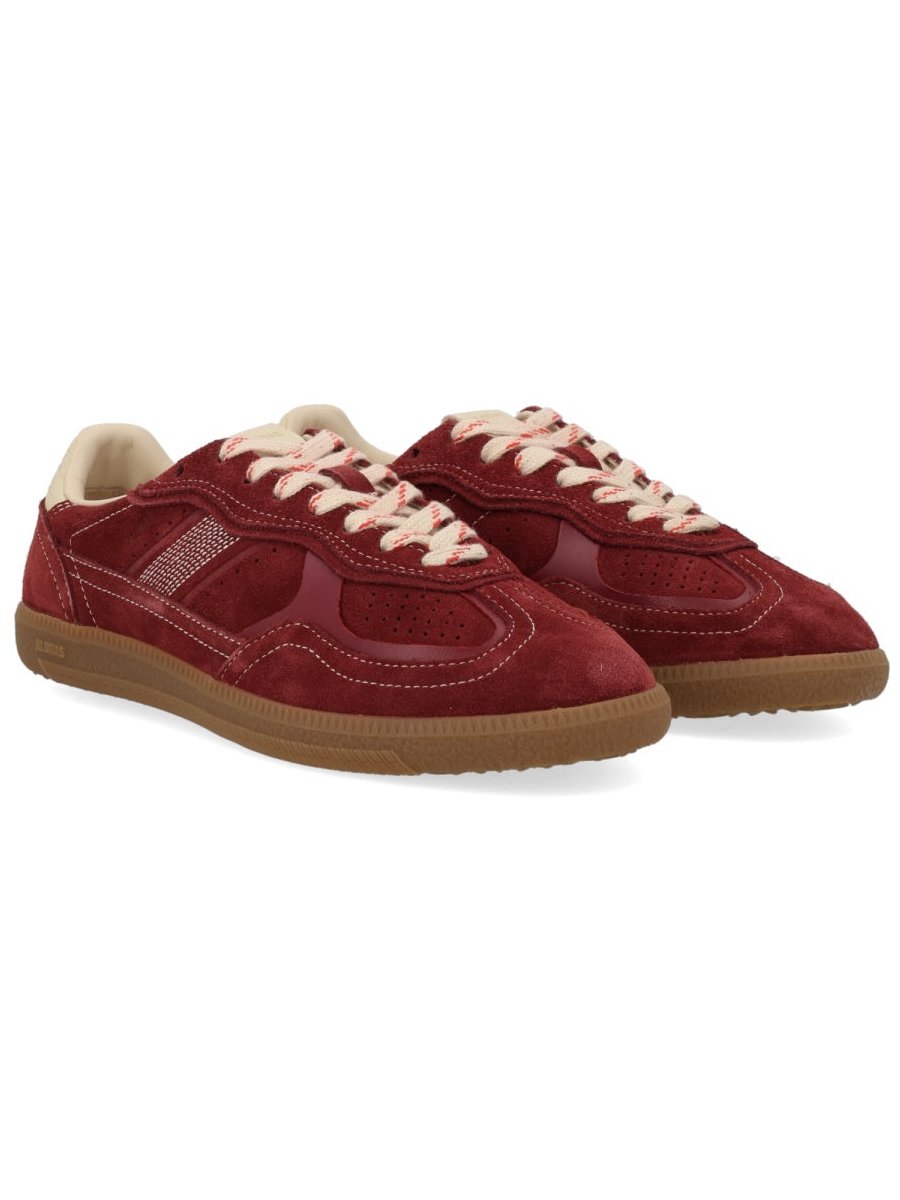 Alohas Suede Cow Leather Sneaker — Brown, view 6