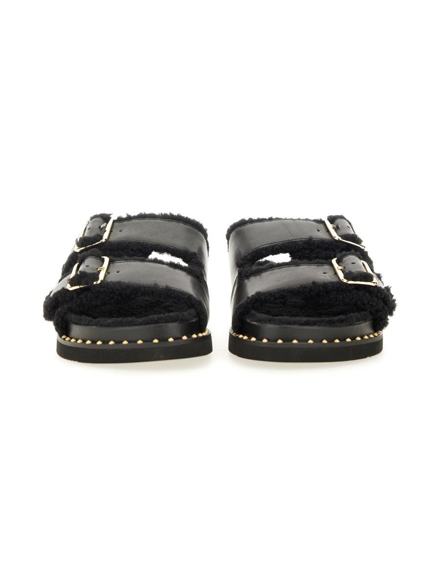Ash Utah Bis Sandal — Black, view 3