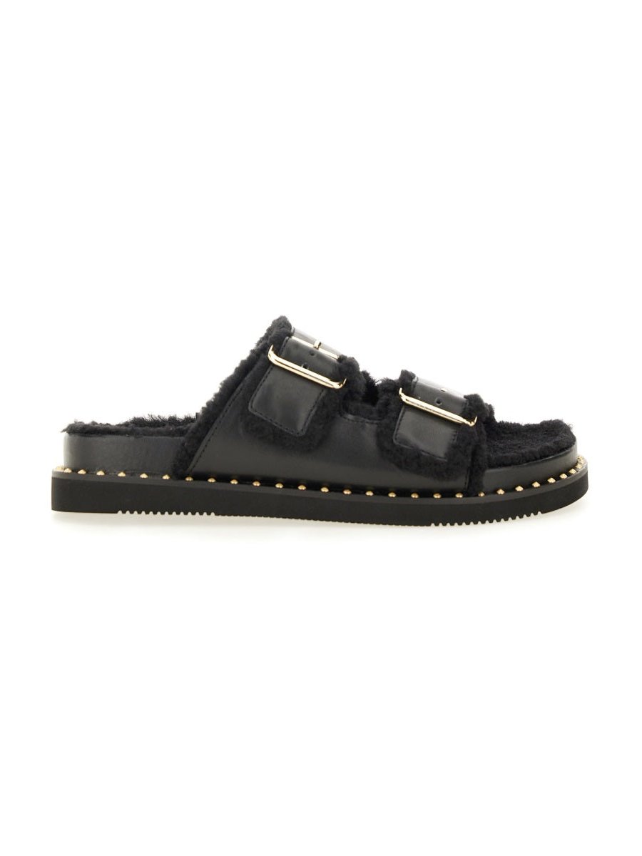 Ash Utah Bis Sandal — Black, view 4
