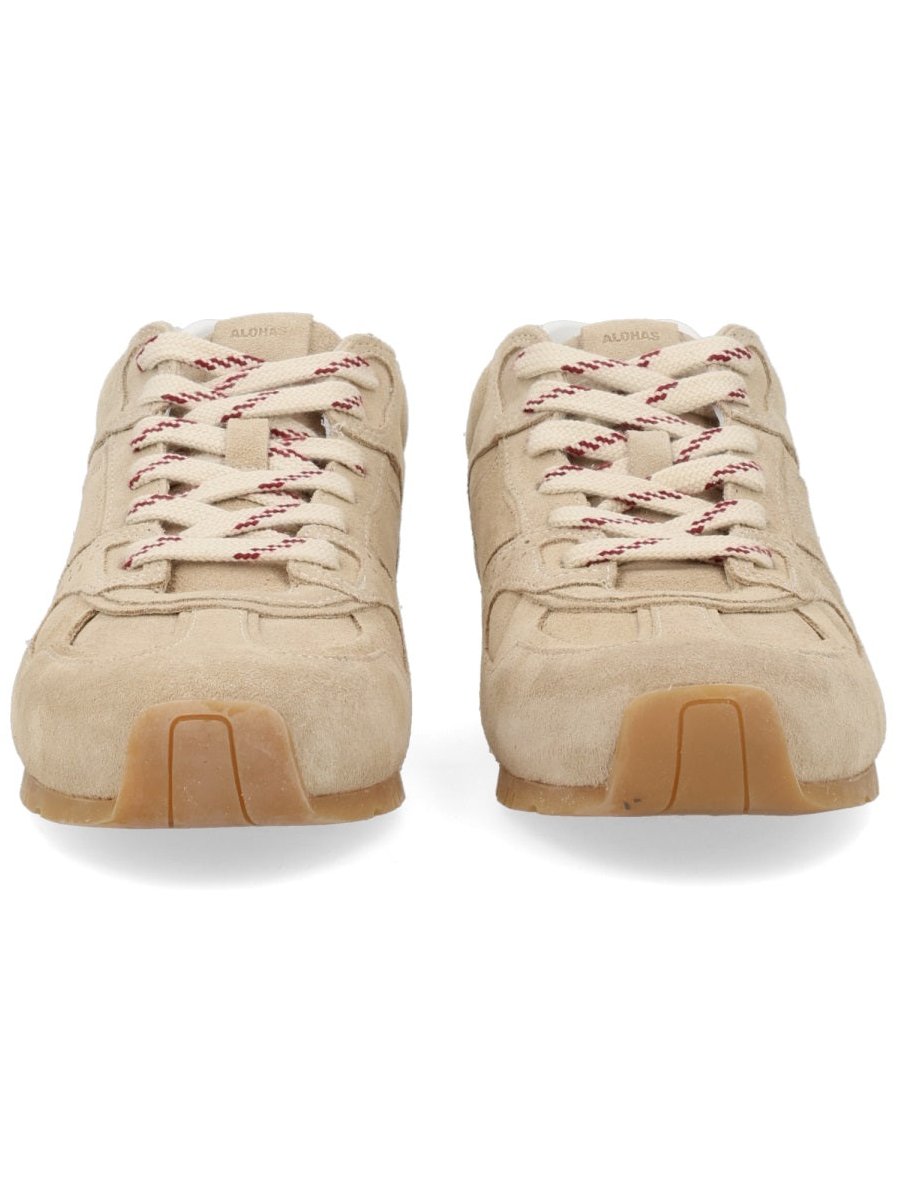 Alohas Suede Cow Leather Sneakers — Beige by Alohas