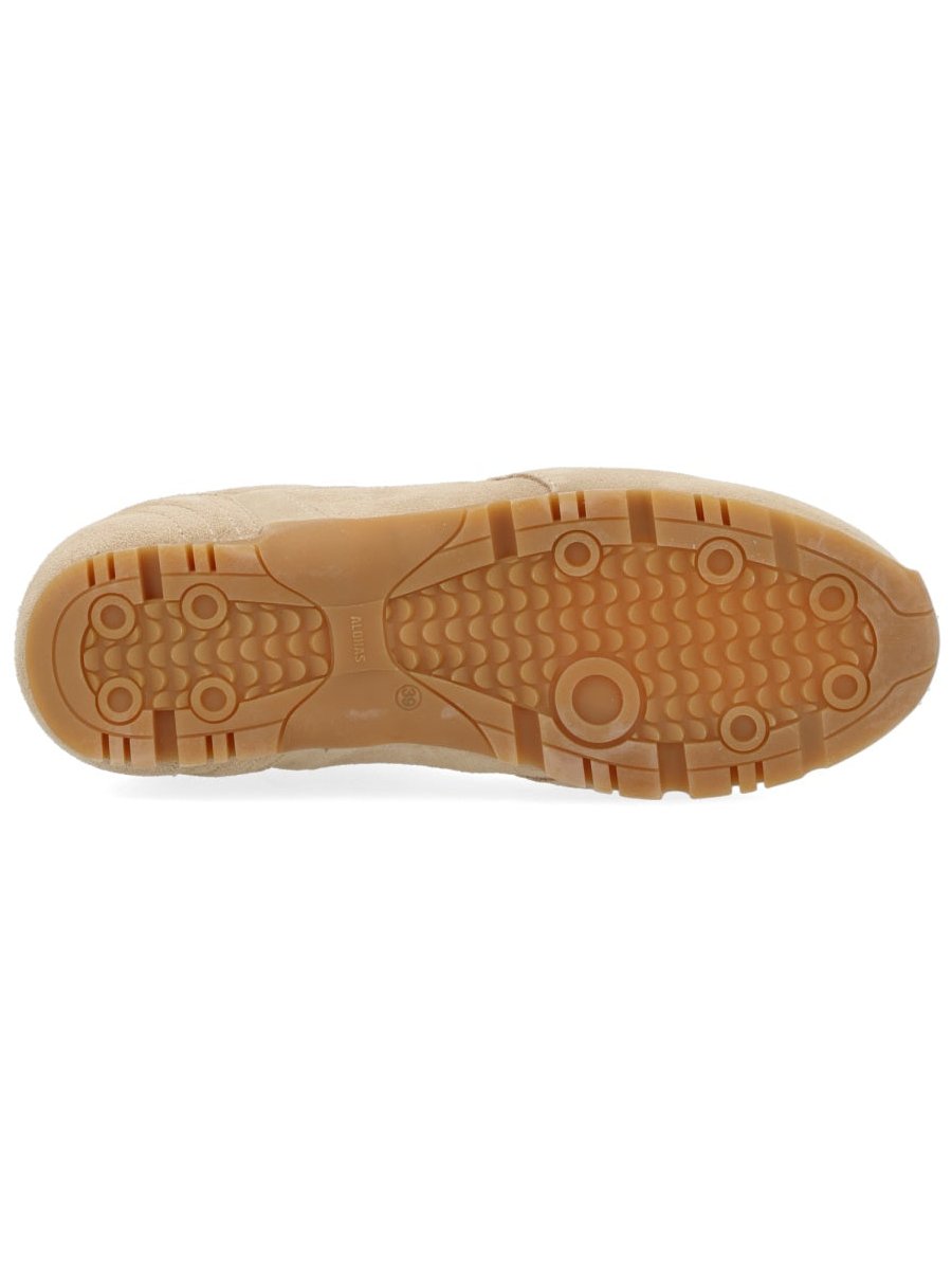 Alohas Suede Cow Leather Sneakers — Beige, view 4