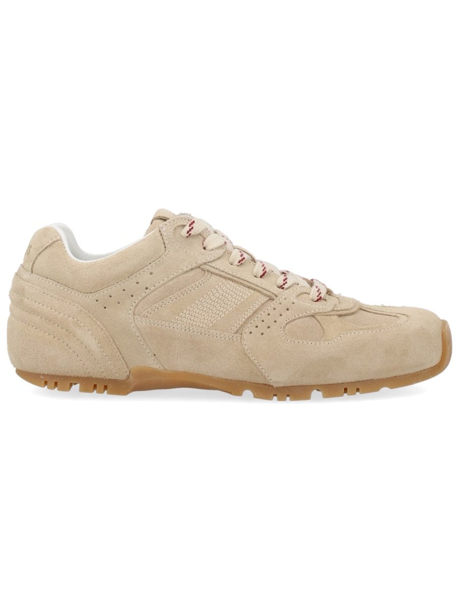 Alohas Suede Cow Leather Sneakers — Beige, view 5