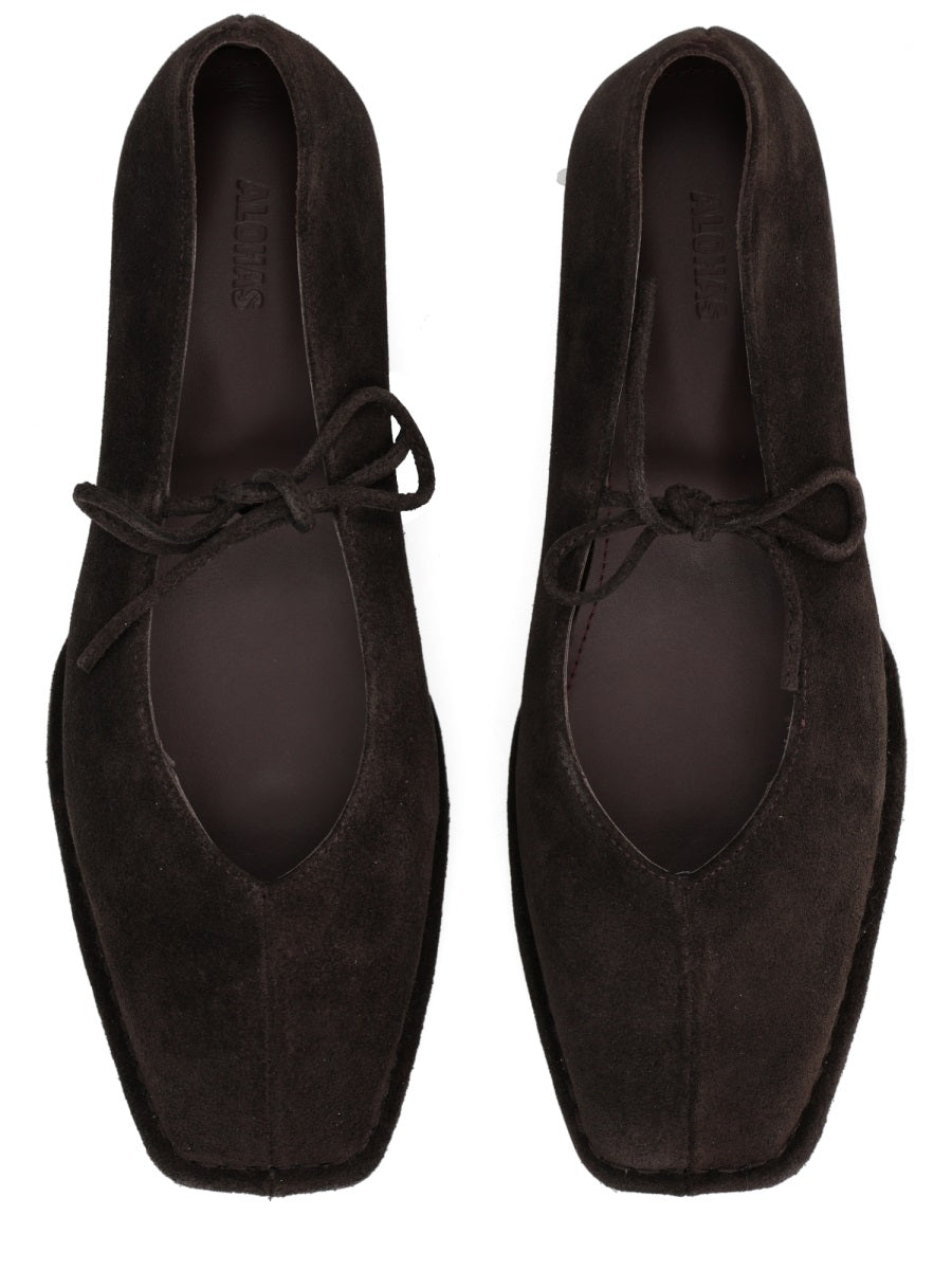 Alohas Ballet Flat — Brown, view 3