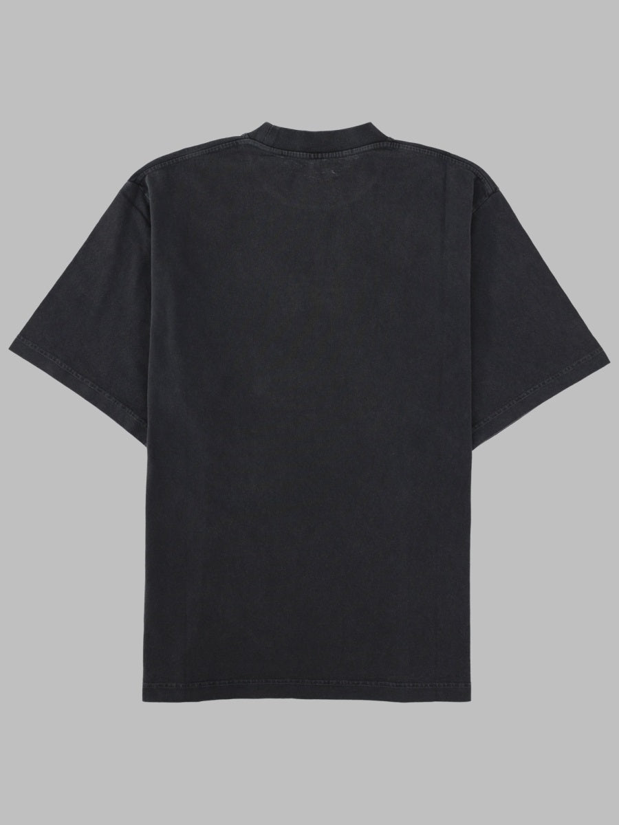 Alexander Wang Logo Cotton T-Shirt — Black, view 2