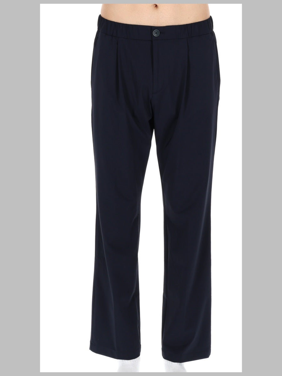 Herno Elasticated Polyamide Trousers — Blue by Herno
