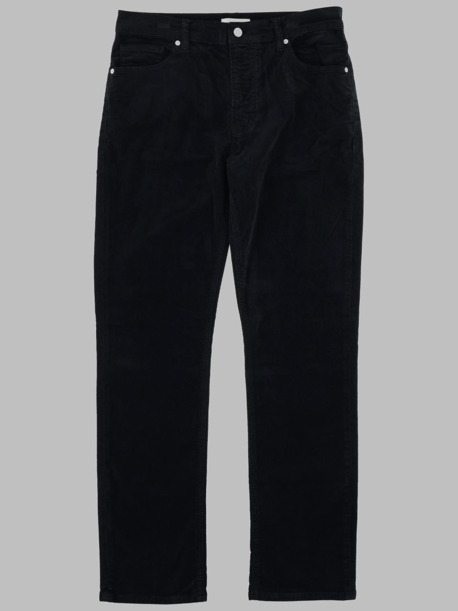 Frame Modern Straight Corduroy Trousers — Blue by Frame