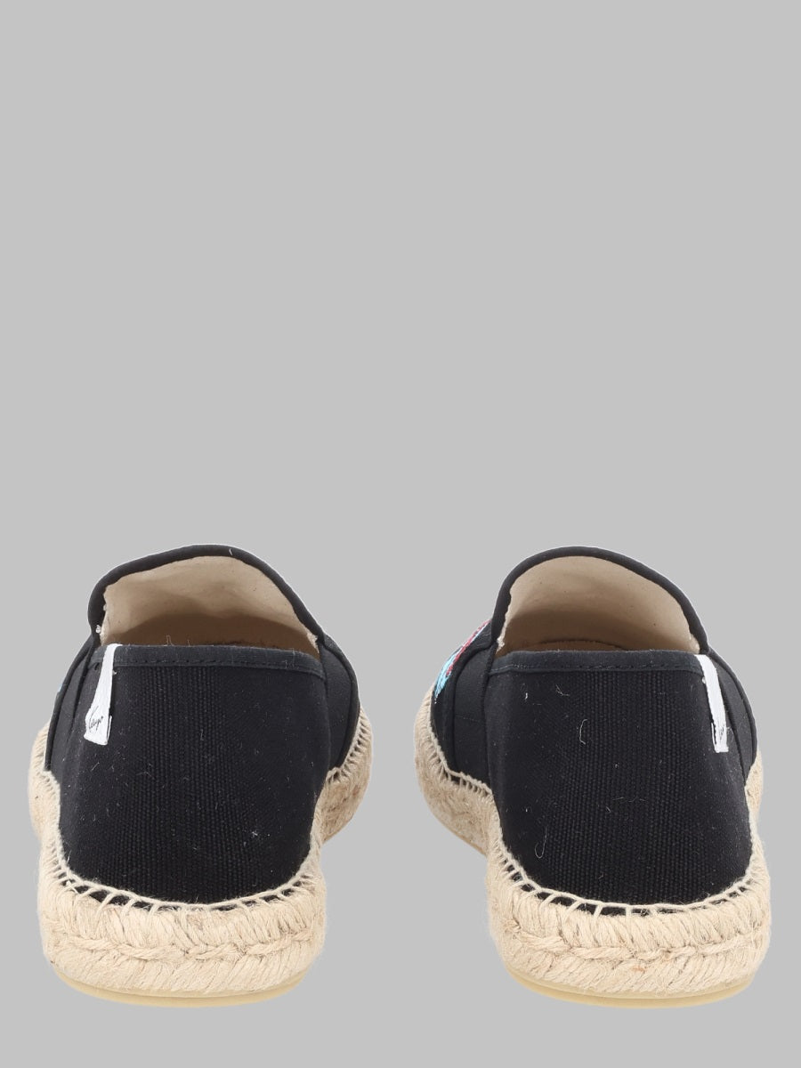 Kenzo Jumping Tiger Espadrille Sandals — Black, view 2