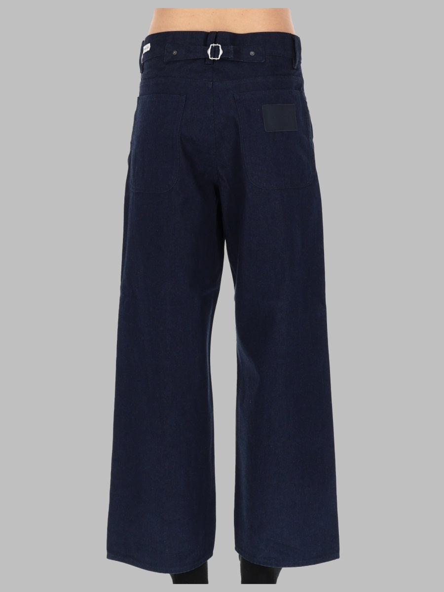 Sunflower Super Wide Cotton Jeans — Blue, view 2