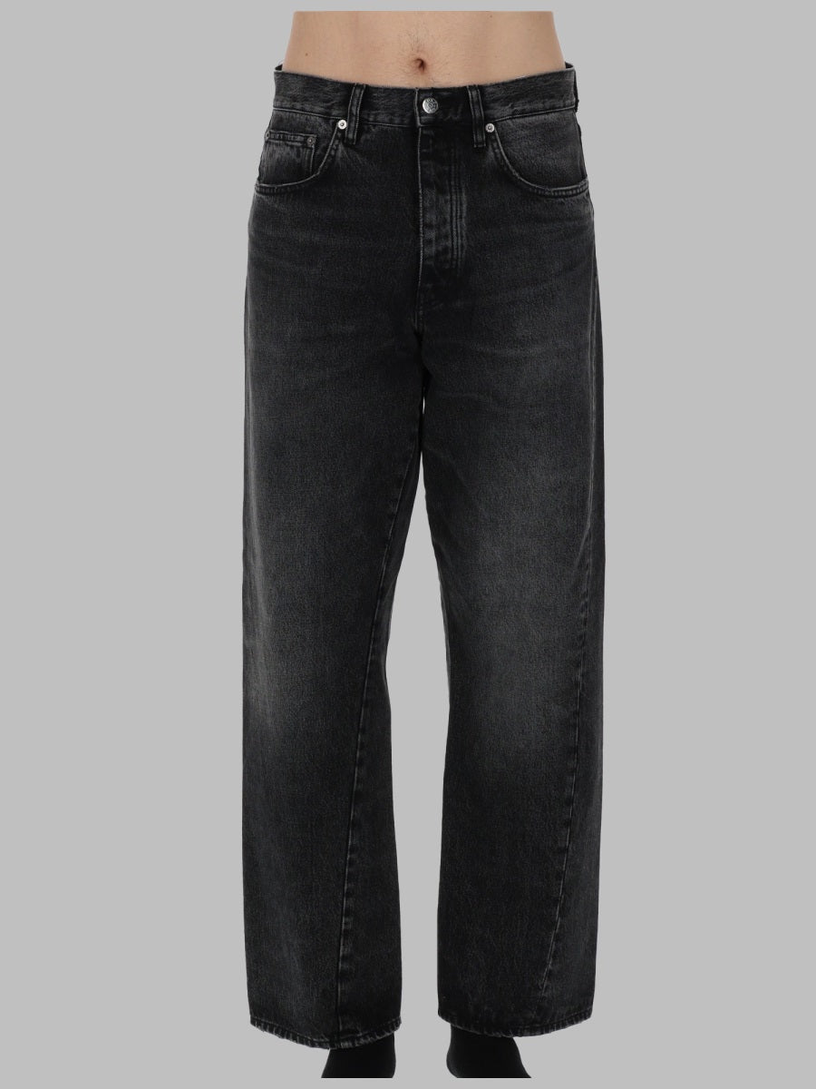 Sunflower Wide Twist Jeans — Black by Sunflower