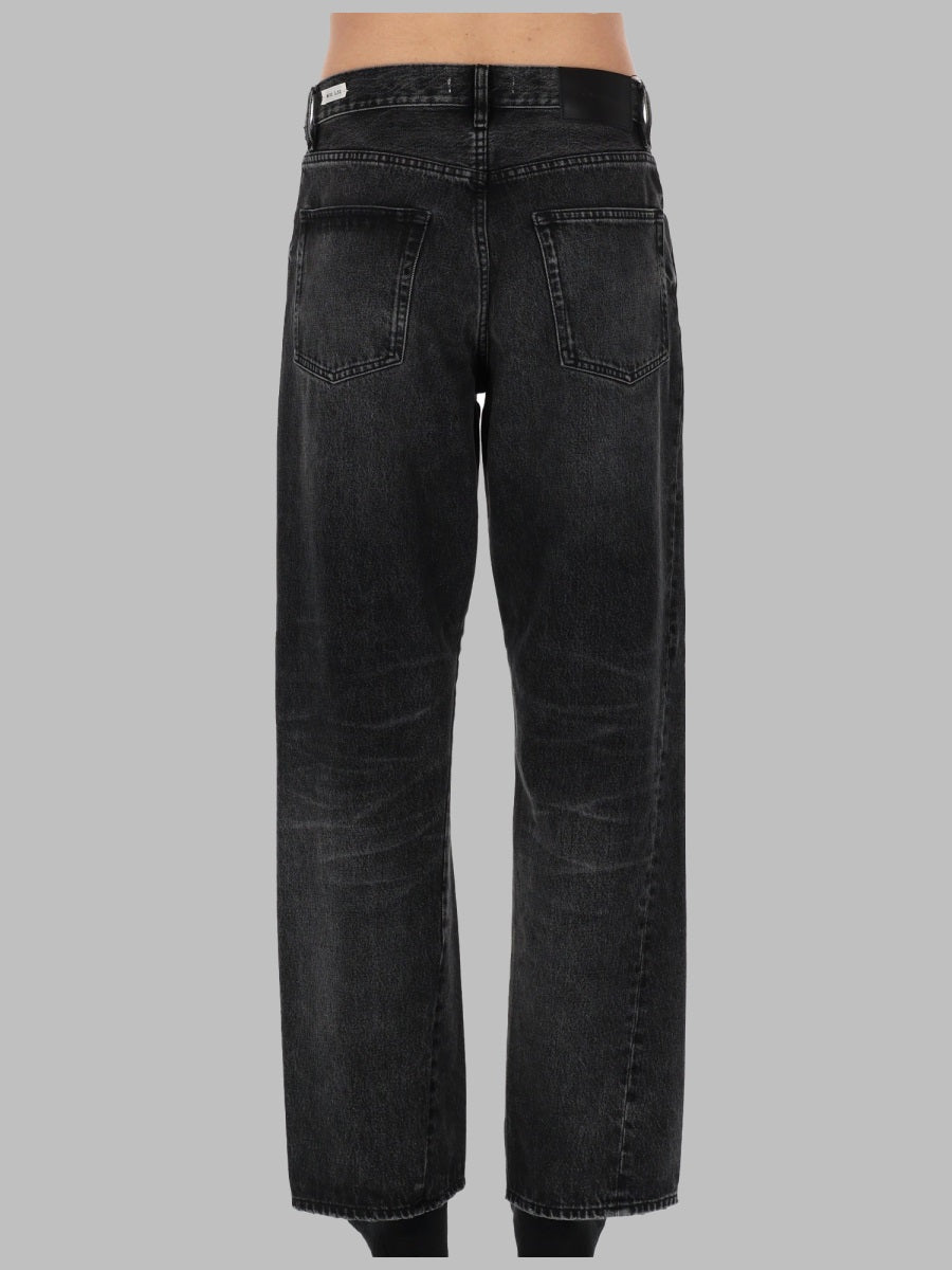 Sunflower Wide Twist Jeans — Black, view 2