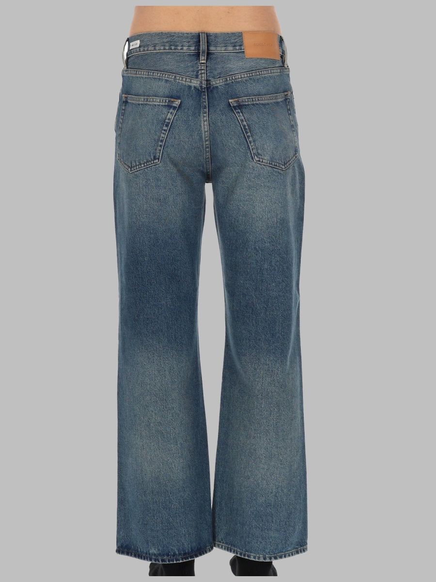 Sunflower Relaxed Fit Cotton Jeans — Blue, view 2