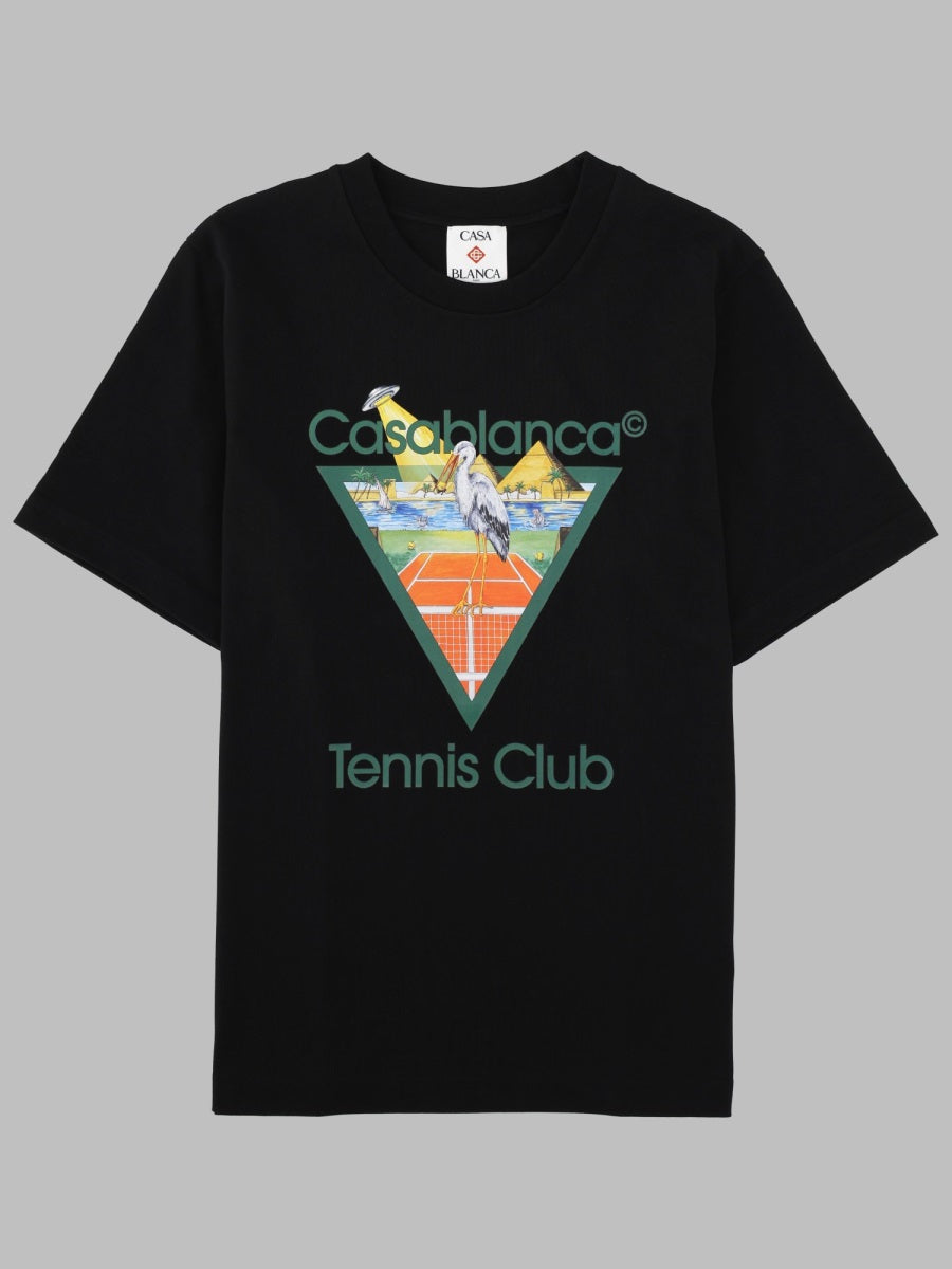 Casablanca Graphic Print T-Shirt — Black by Casablanca