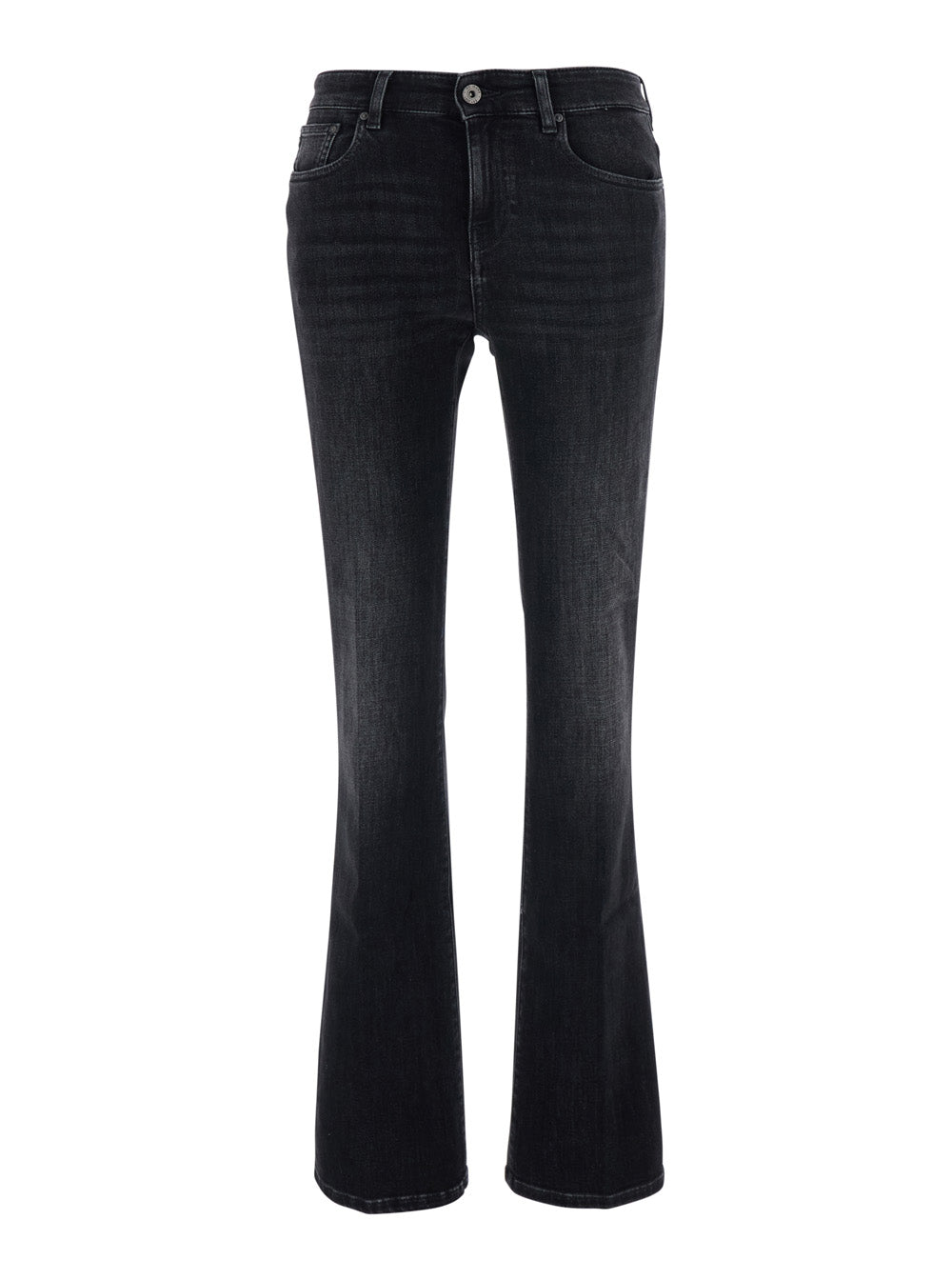 Ag Jeans Bootcut High-Waisted Cotton Jeans — Gray by Ag Jeans