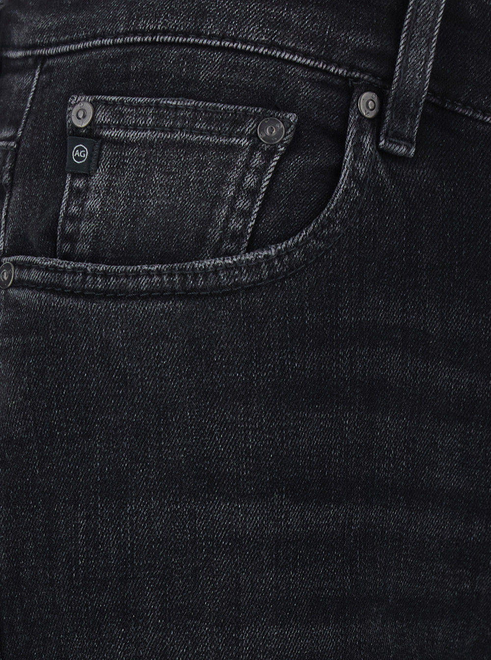 Ag Jeans Bootcut High-Waisted Cotton Jeans — Gray, view 3