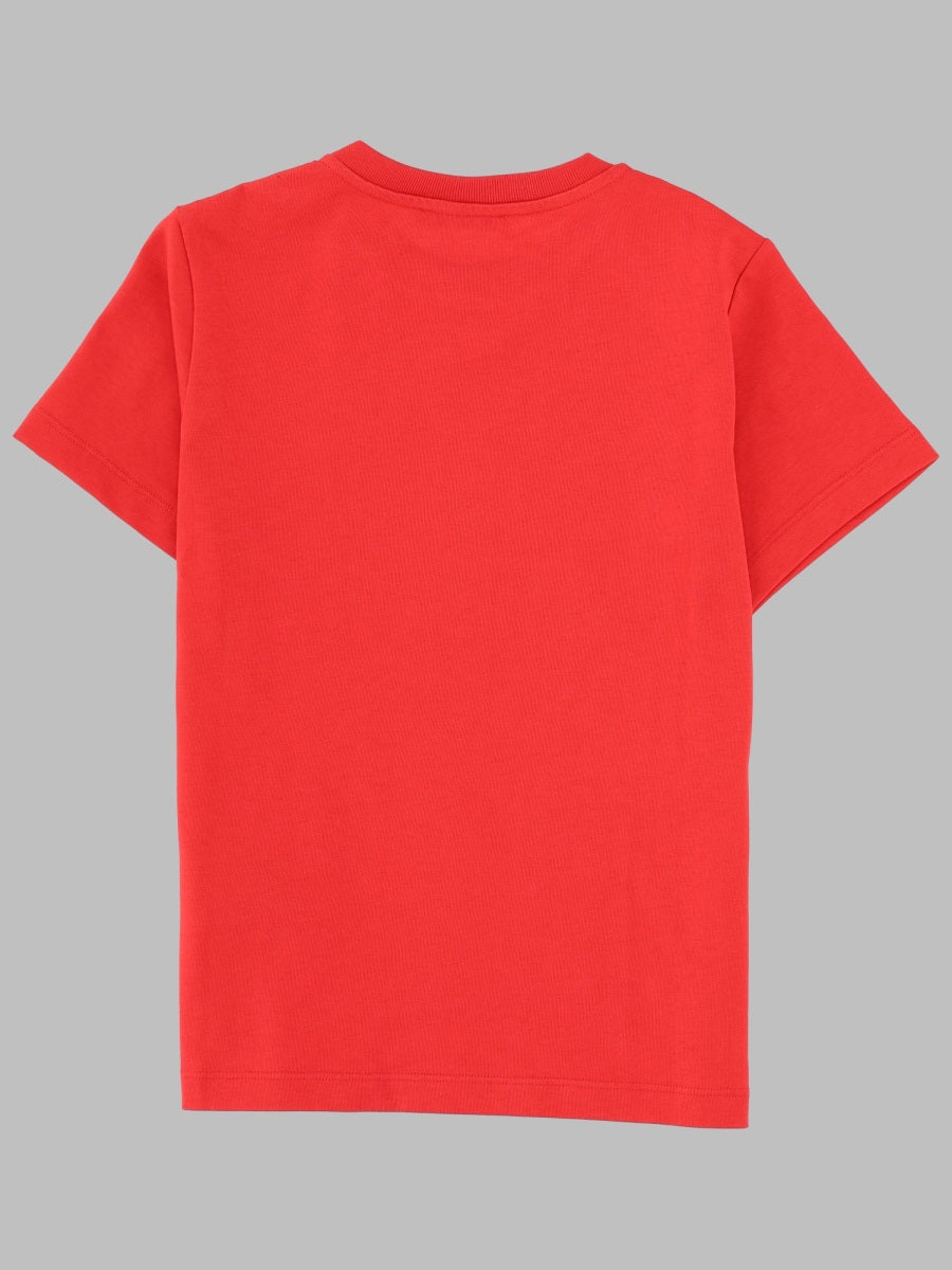 Balmain Pure Cotton T-Shirt — Red, view 2