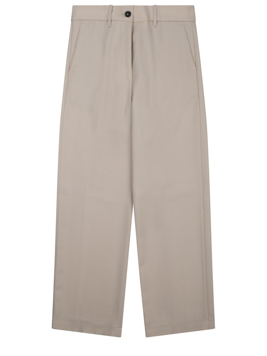 Nine In The Morning Fiamma Trousers — Ivory by Nine In The Morning